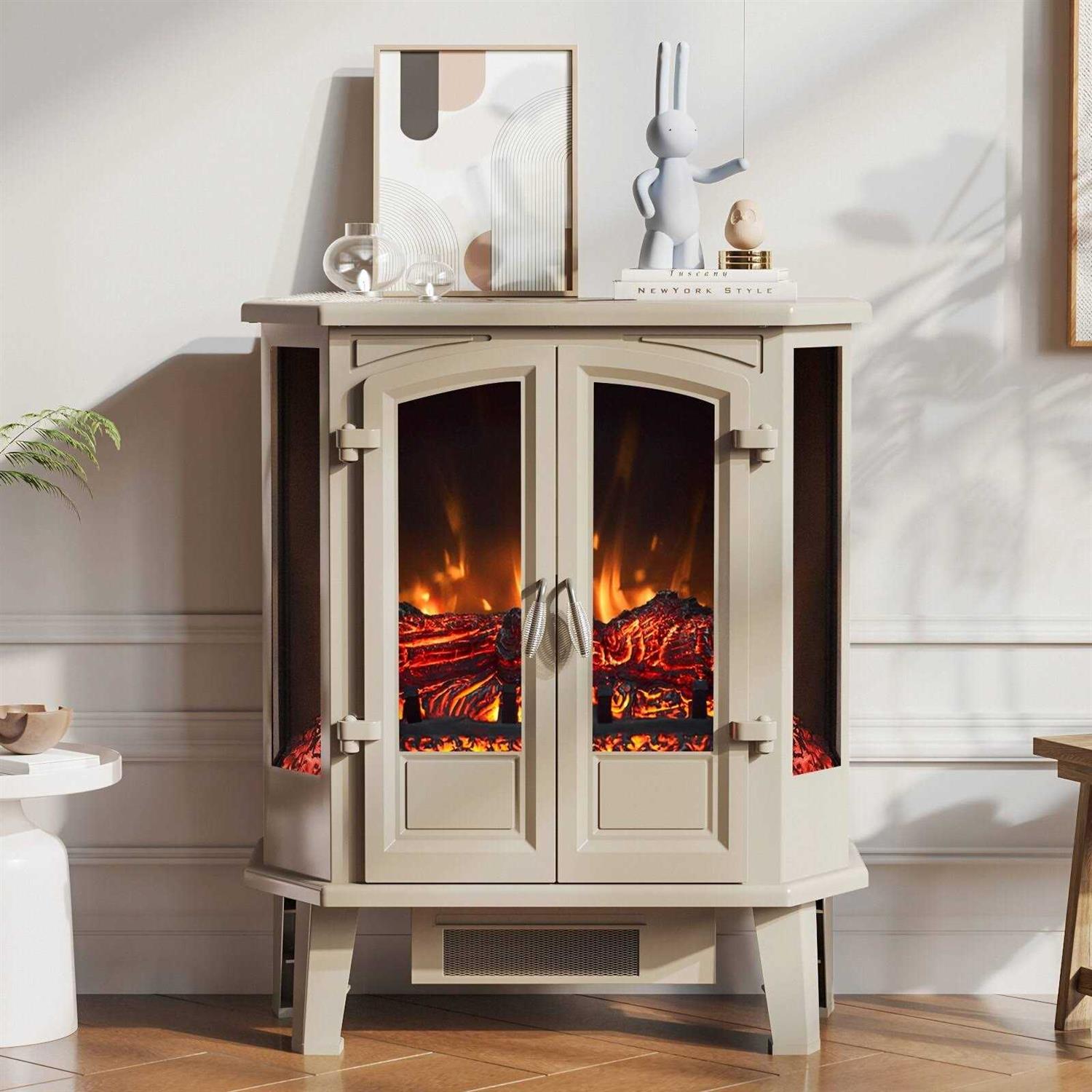 HearthPro 25 Electric Fireplace Stove Heater with Thermostatic - Image 5