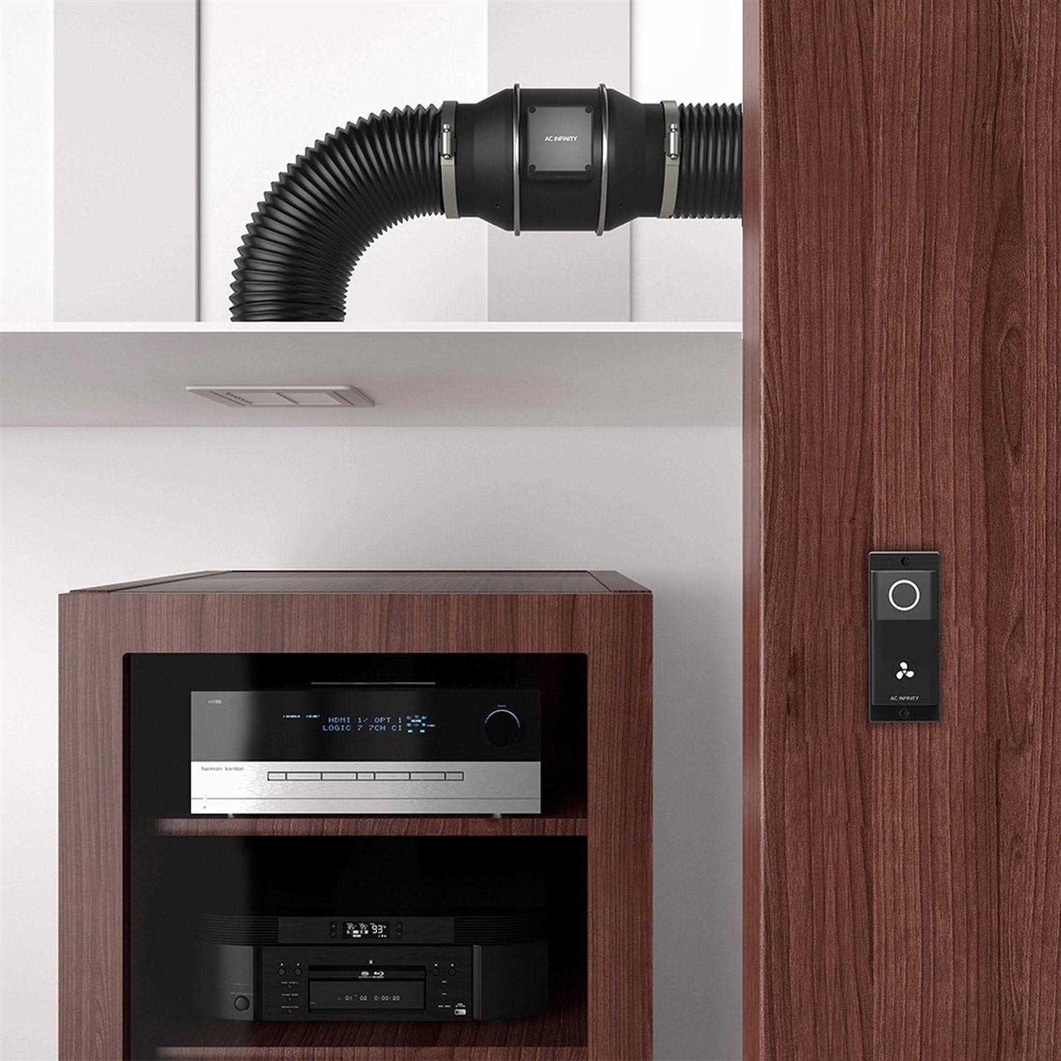 AC Infinity Cloudline S6 Quiet Inline Duct Fan System with Speed Controller - Image 5