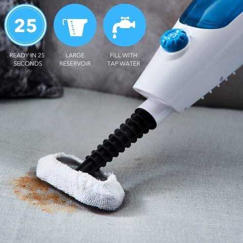 Cleanica360 Steam Mop Versatile Multi Surface Steam Cleaner with Detachable Handheld Unit for Floors - Image 3