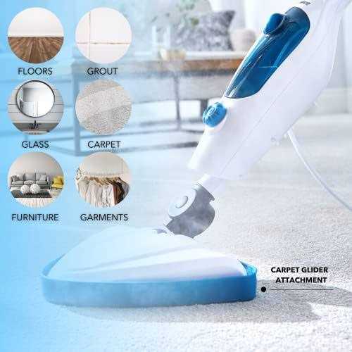 Cleanica360 Steam Mop Versatile Multi Surface Steam Cleaner with Detachable Handheld Unit for Floors - Image 5