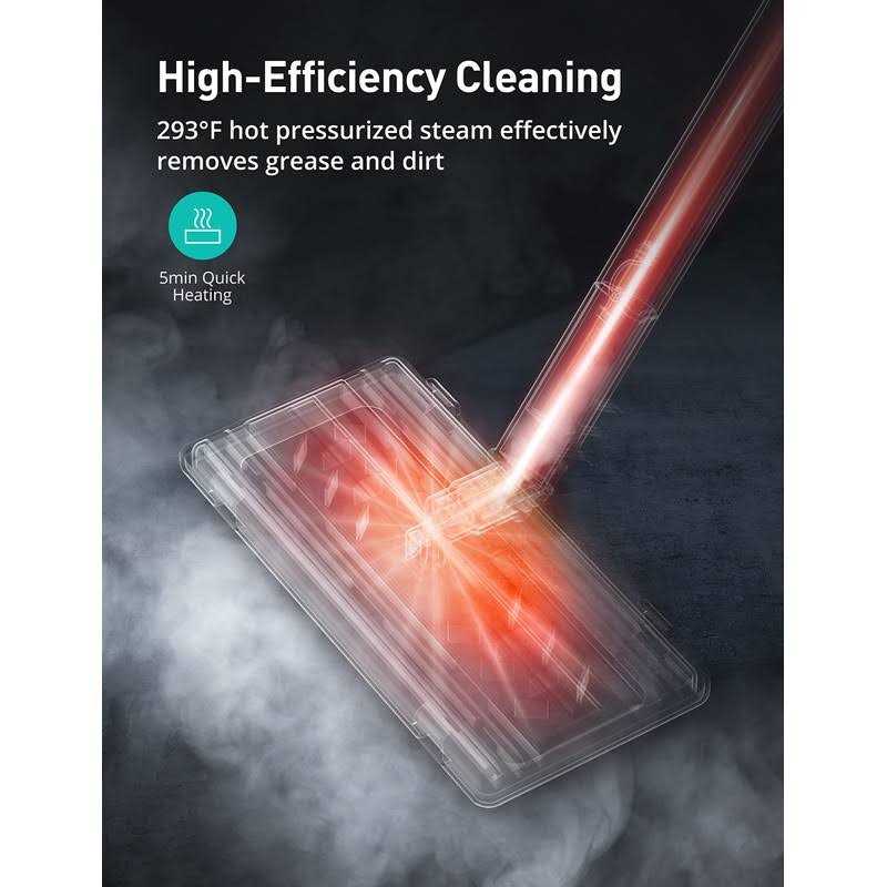 Steamer Aspiron Multipurpose Portable Canister Steamer with 21 Accessories Chemical-free Steam Cleaner Carpet and Upholstery Floors Car - Image 3