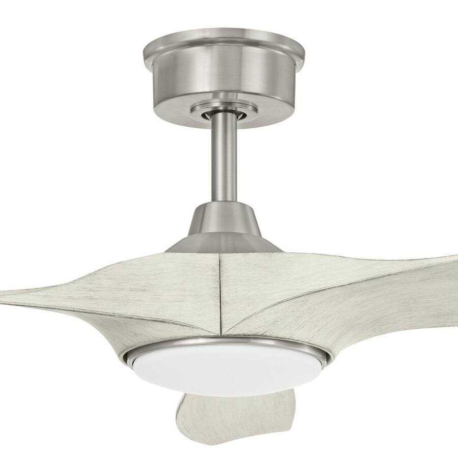Home Decorators Collection Marlon 52 in. Integrated LED Indoor Brushed Nickel Ceiling Fan Blades and Remote Control YG825 - Image 2