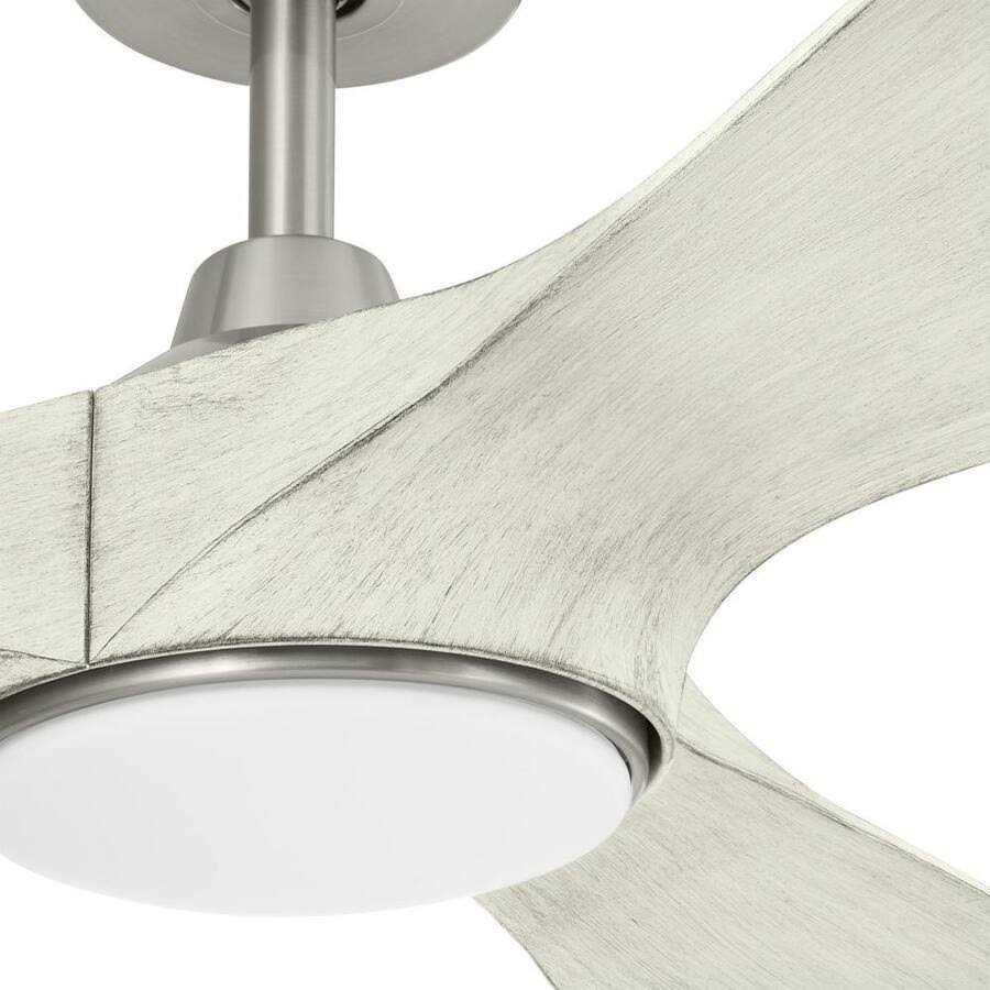 Home Decorators Collection Marlon 52 in. Integrated LED Indoor Brushed Nickel Ceiling Fan Blades and Remote Control YG825 - Image 3
