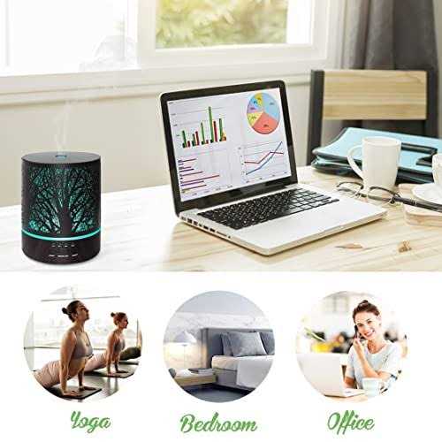 Essential Oil Diffuser Aromatherapy Humidifier 300ml Ultrasonic Aroma Air Diffusers for Large Room - Image 3