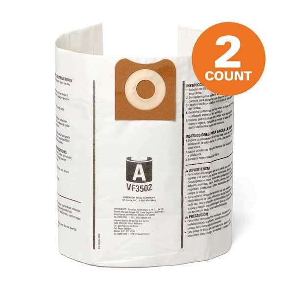 Ridgid VF3502 High Efficiency Dry Pickup Dust Bags for 12 - Image 3