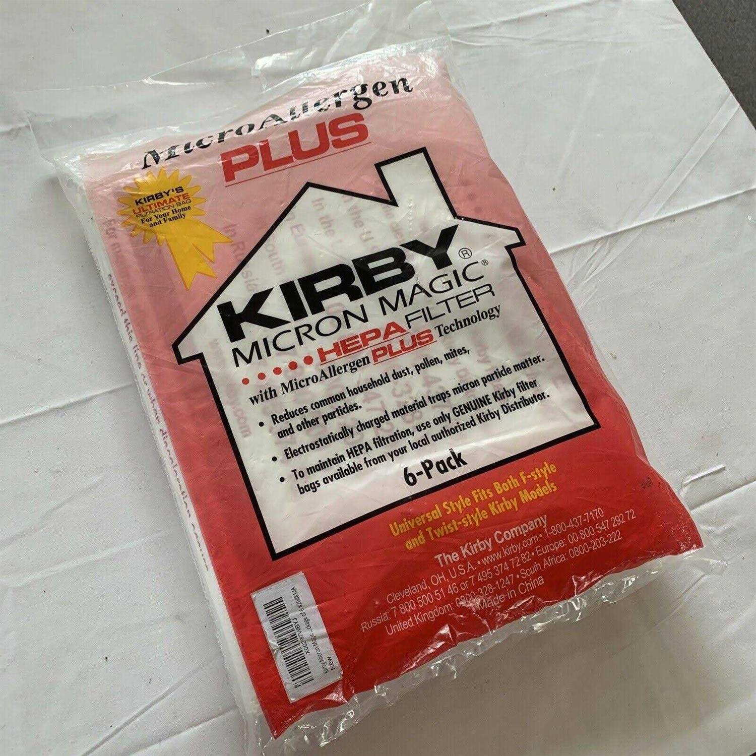 Kirby 204814 Micron Magic Hepa Filter Plus Bags - Image 3