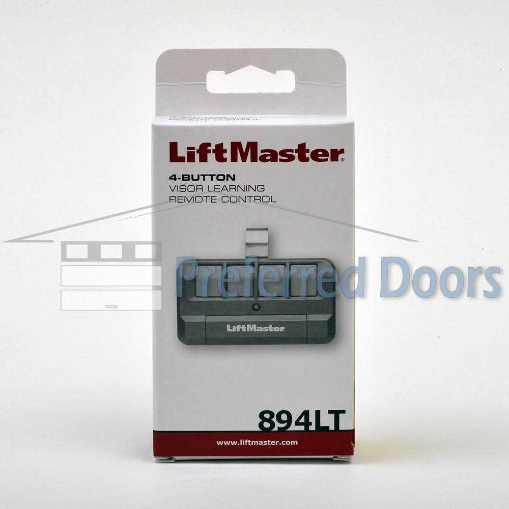 LiftMaster 4-Button Remote Control 894LT - Image 4