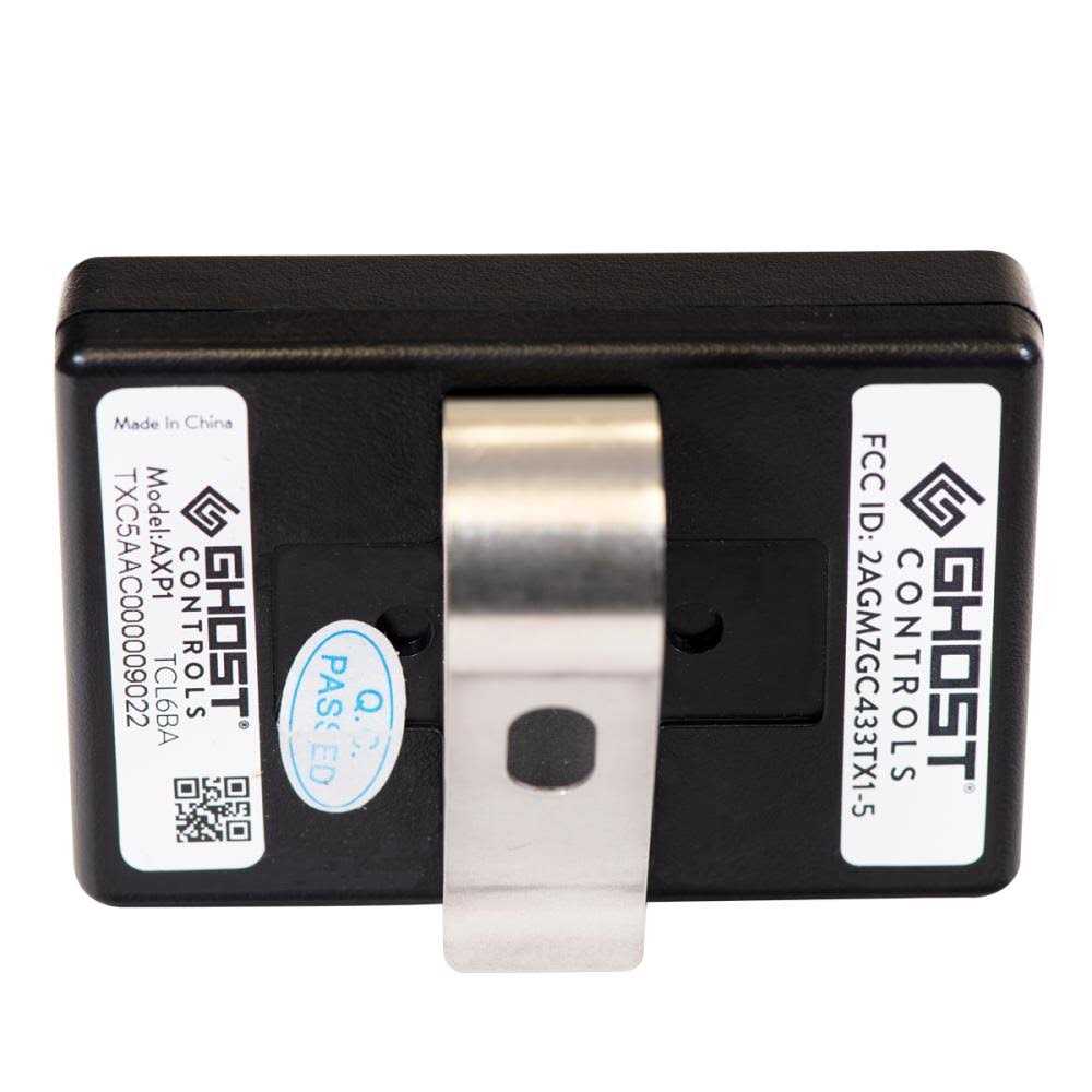 Remote Control Transmitter Ghost Controls 3-Button AXS1 - Image 3