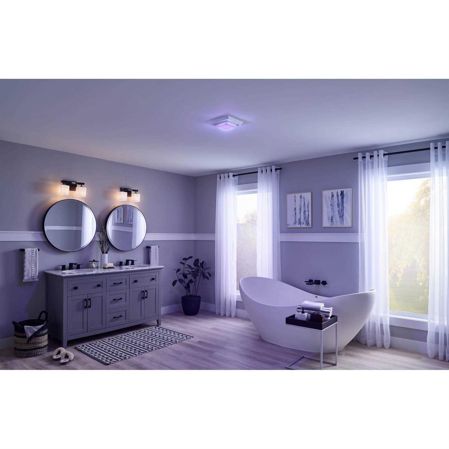 Broan FG600RGBS Broan Chromacomfort Quick Install Bathroom Exhaust Fan Upgrade Cover - Image 3