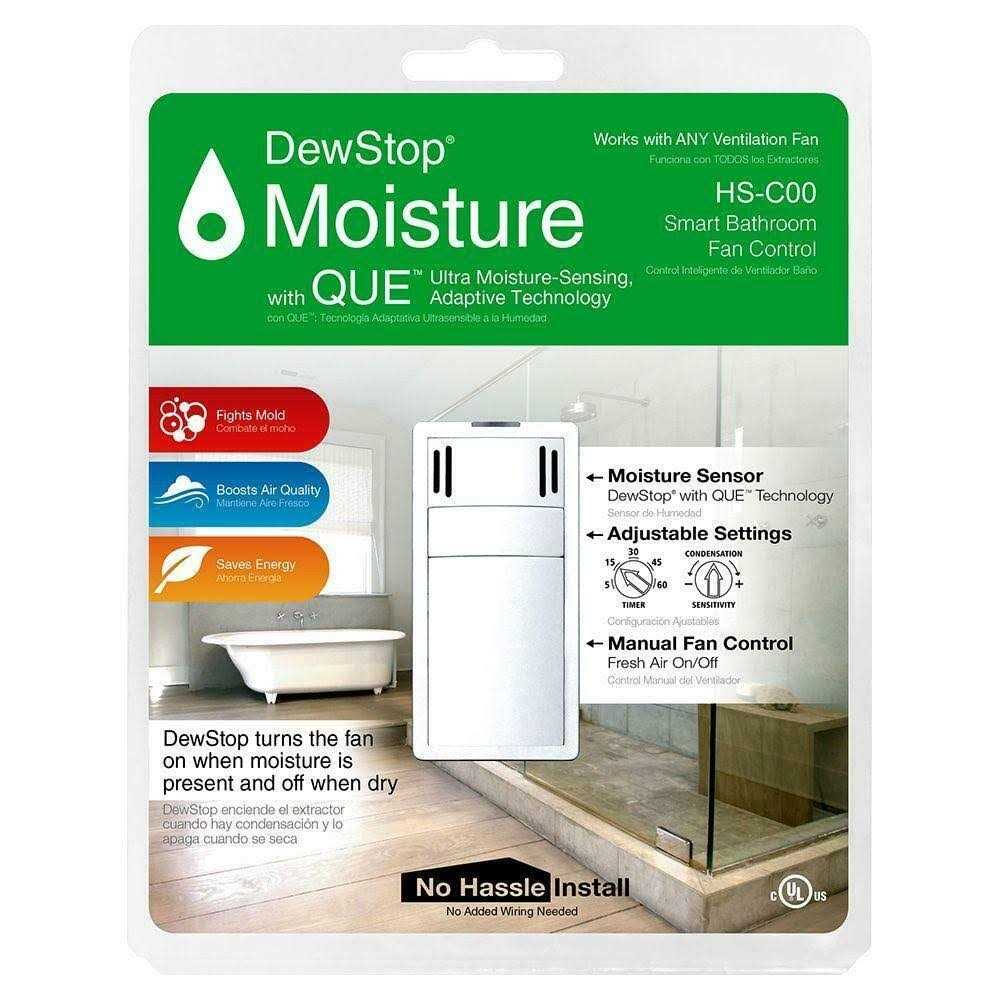 DewStop Condensation Fan Control with Countdown Timer in White HS-C00-W7 - Image 3