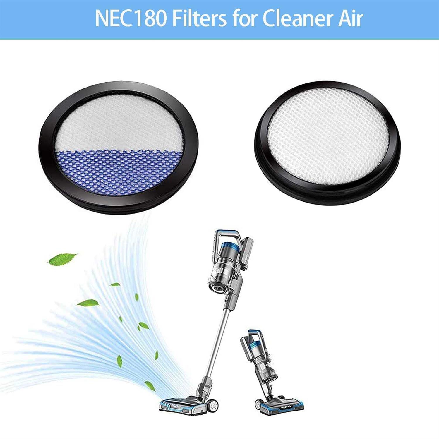 Nec180 Nec185 Nec186 Nec190 Filters Kaulolado 4 Pack Washable Replace - Image 5