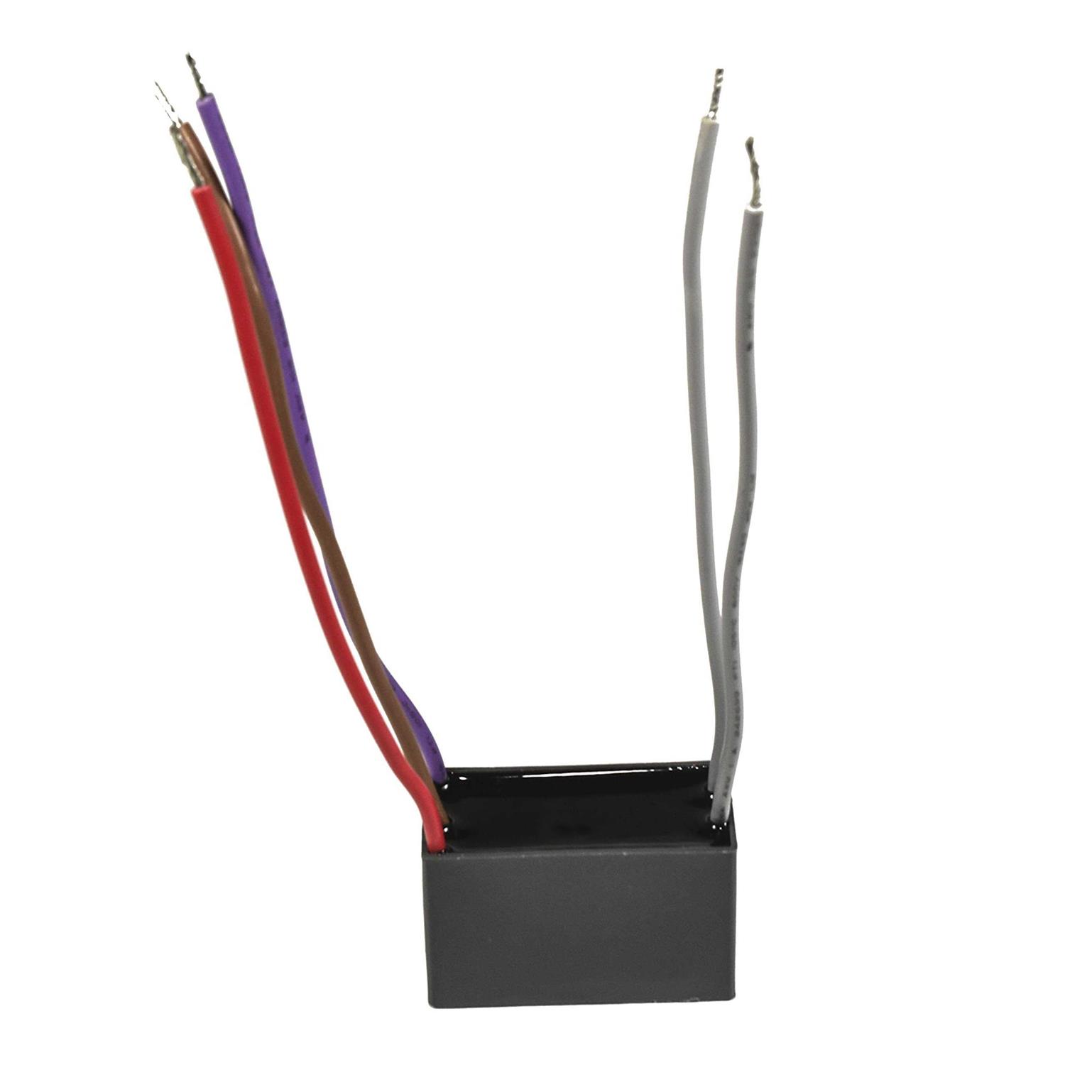 HQRP Capacitor for Hampton Bay Ceiling Fan 4.5uf+5uf+6uf 4-Wire CBB61 plus HQRP Coaster - Image 3