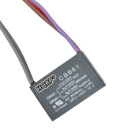 HQRP Capacitor for Hampton Bay Ceiling Fan 4.5uf+5uf+6uf 4-Wire CBB61 plus HQRP Coaster - Image 5