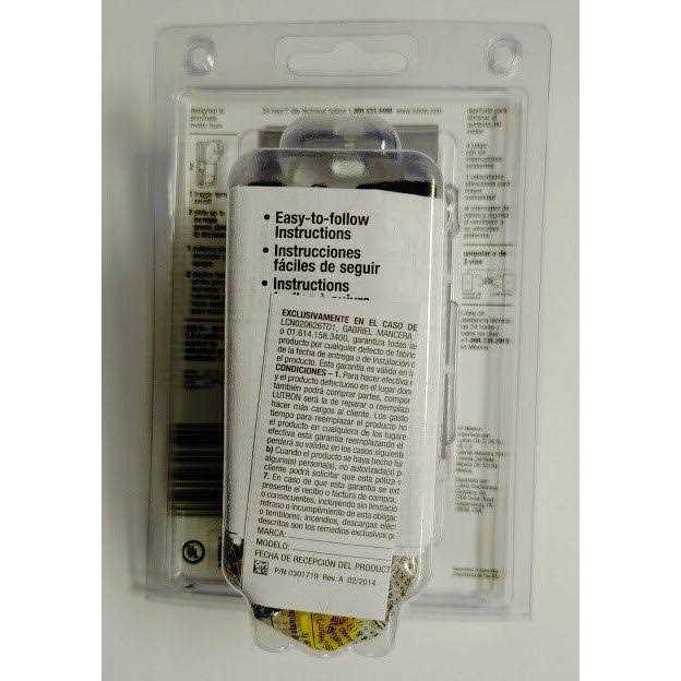 Lutron Toggler 3 Speed Fan Control 1.5-a Single Pole/3-Way TGFSQ-FH-WH - Image 4