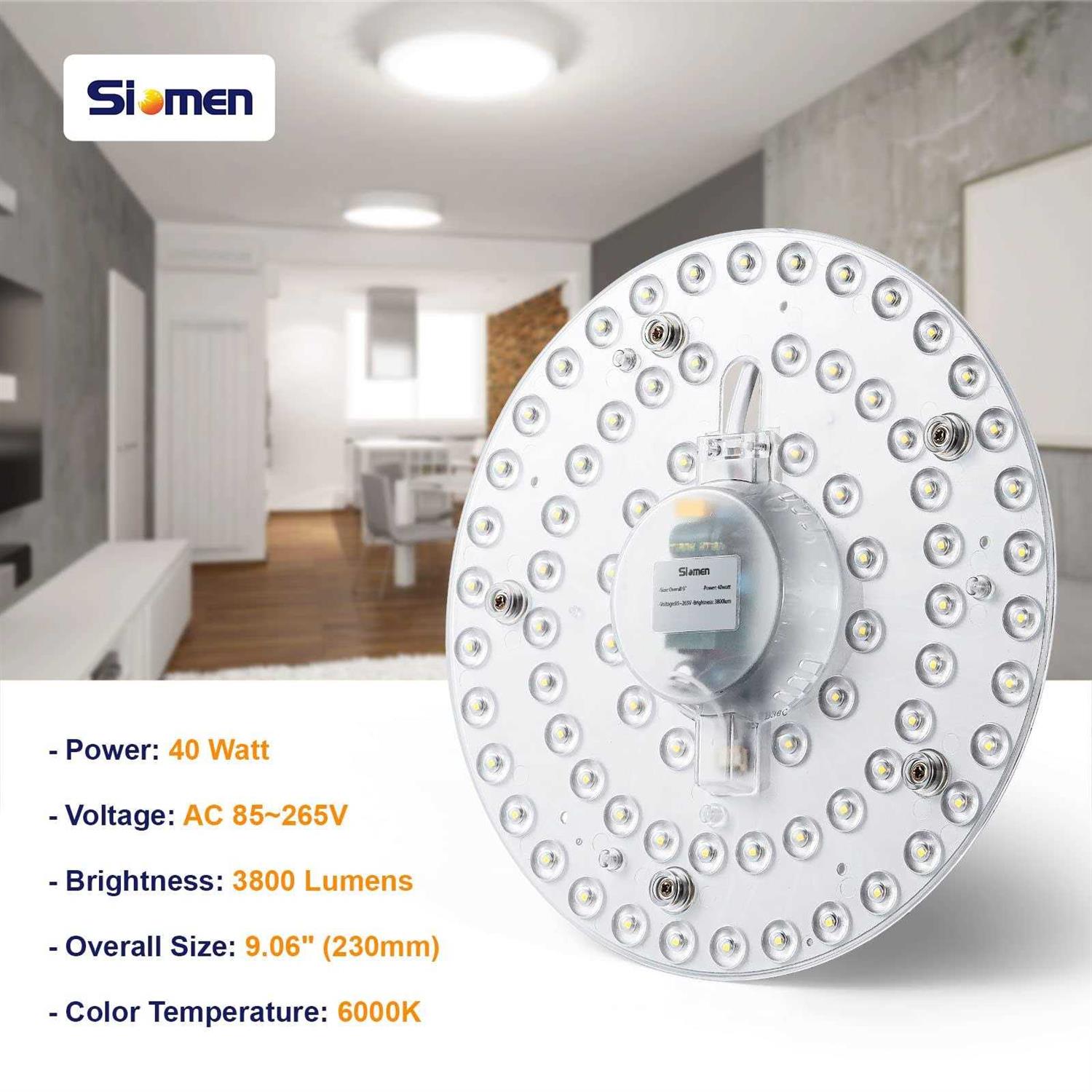 Siomen 6 20W 2100Lm 6000K ac85~265v Max 277V,led Light Engine Retrofit Kit - Image 3