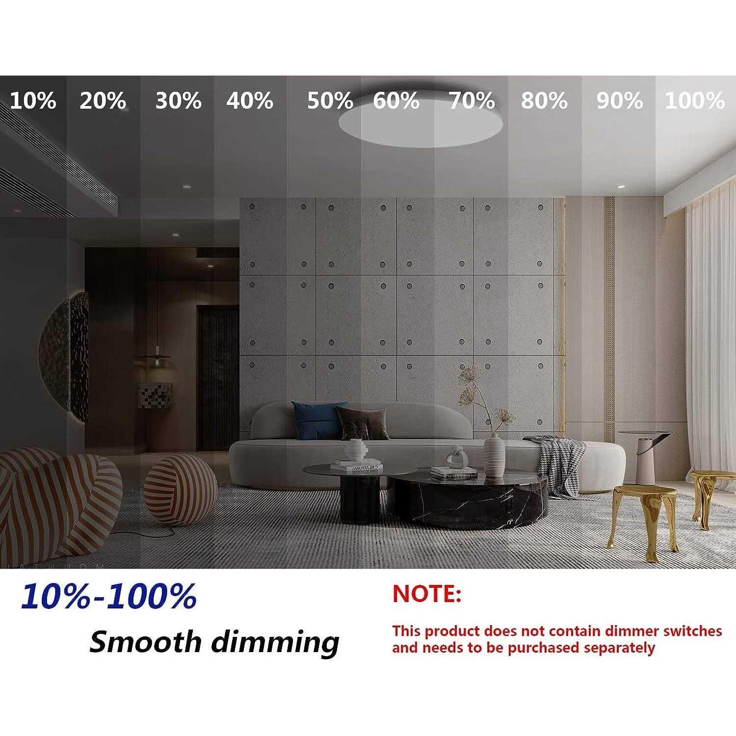 Siomen Dimmable 5In24W,120V,3Cct 3500K/5000K/6500K Cri85,LED Light Engine - Image 4
