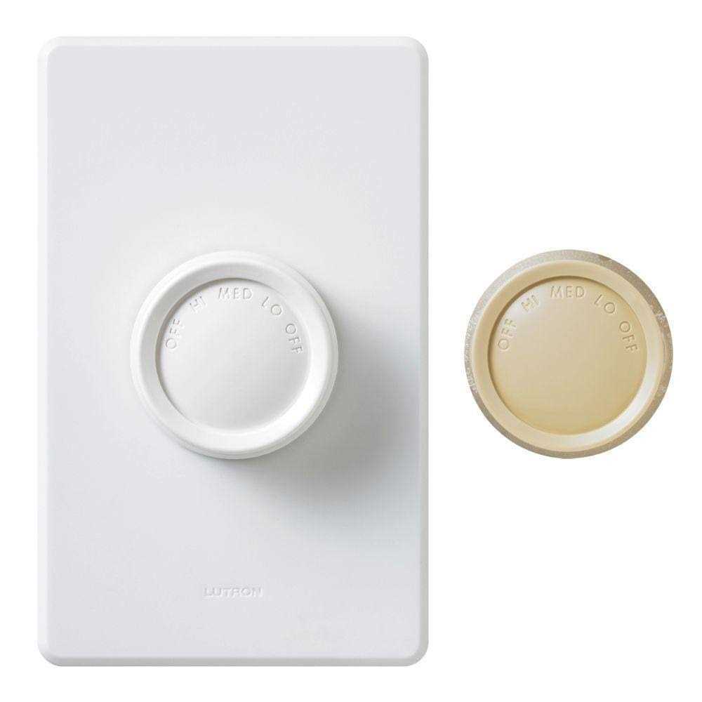 Lutron Rotary Action Fan Control Quiet 3 Speed 750450 - Image 4