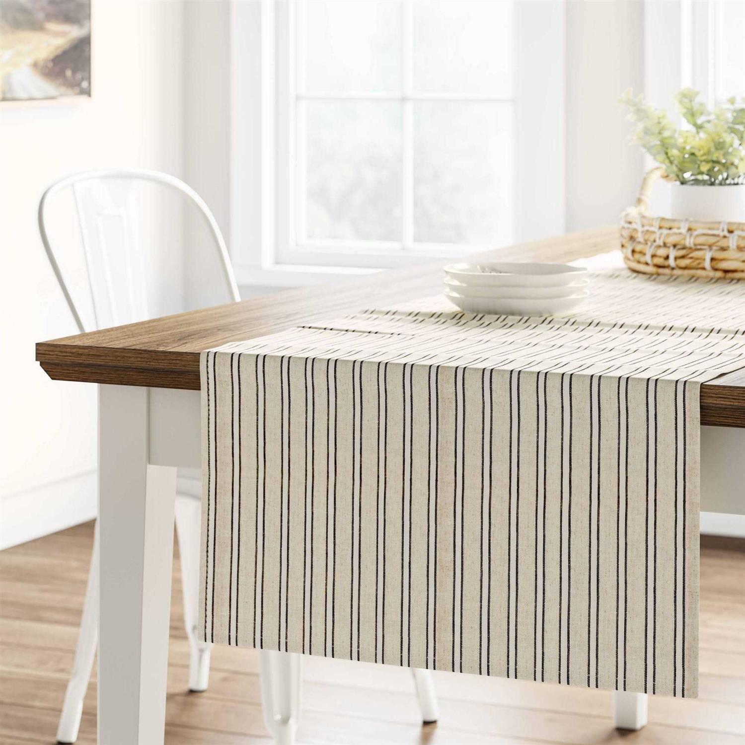 Threshold Cotton Striped Table Runner - Image 4