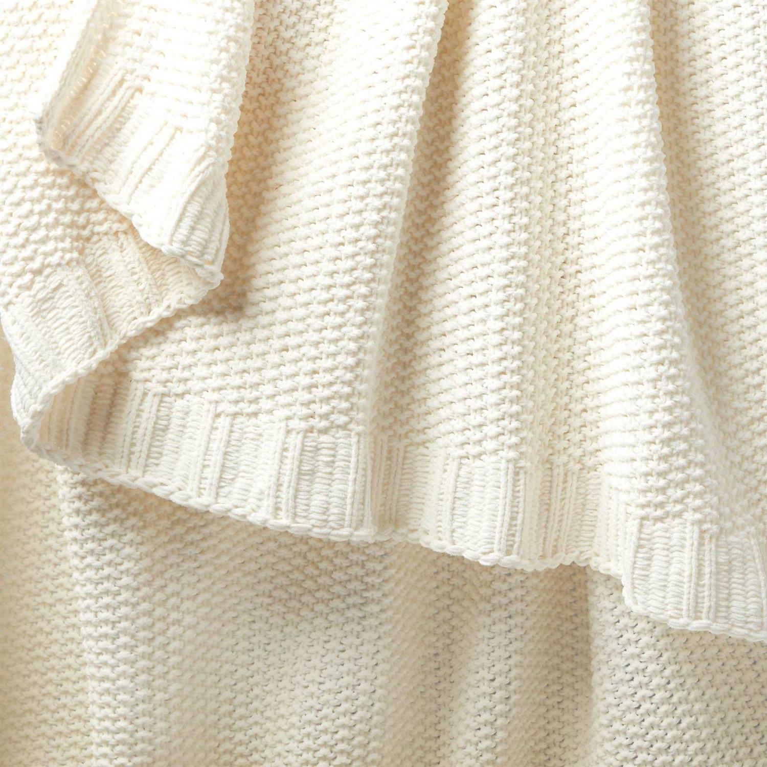 Threshold Solid Chenille Knit Throw Blanket - Image 4