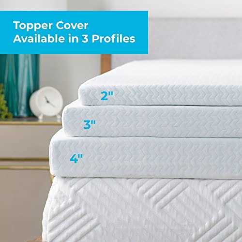 Linenspa Mattress Topper Cover Cover Only Machine Washable - Image 3