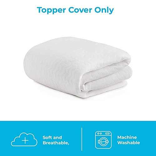 Linenspa Mattress Topper Cover Cover Only Machine Washable - Image 4