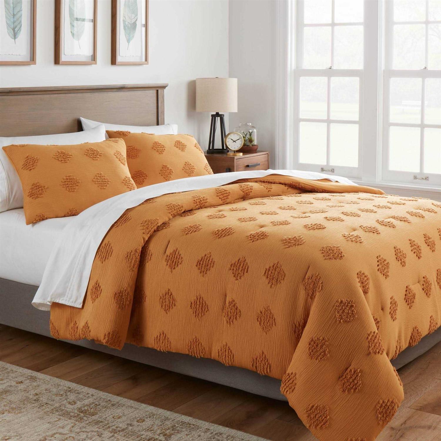 Threshold Tufted Diamond Crinkle Comforter & Sham Set - Image 3