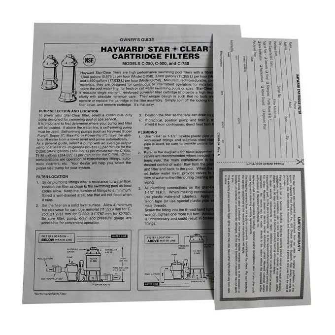 Hayward 50 Star-Clear Cartridge Filter W3C500 - Image 3