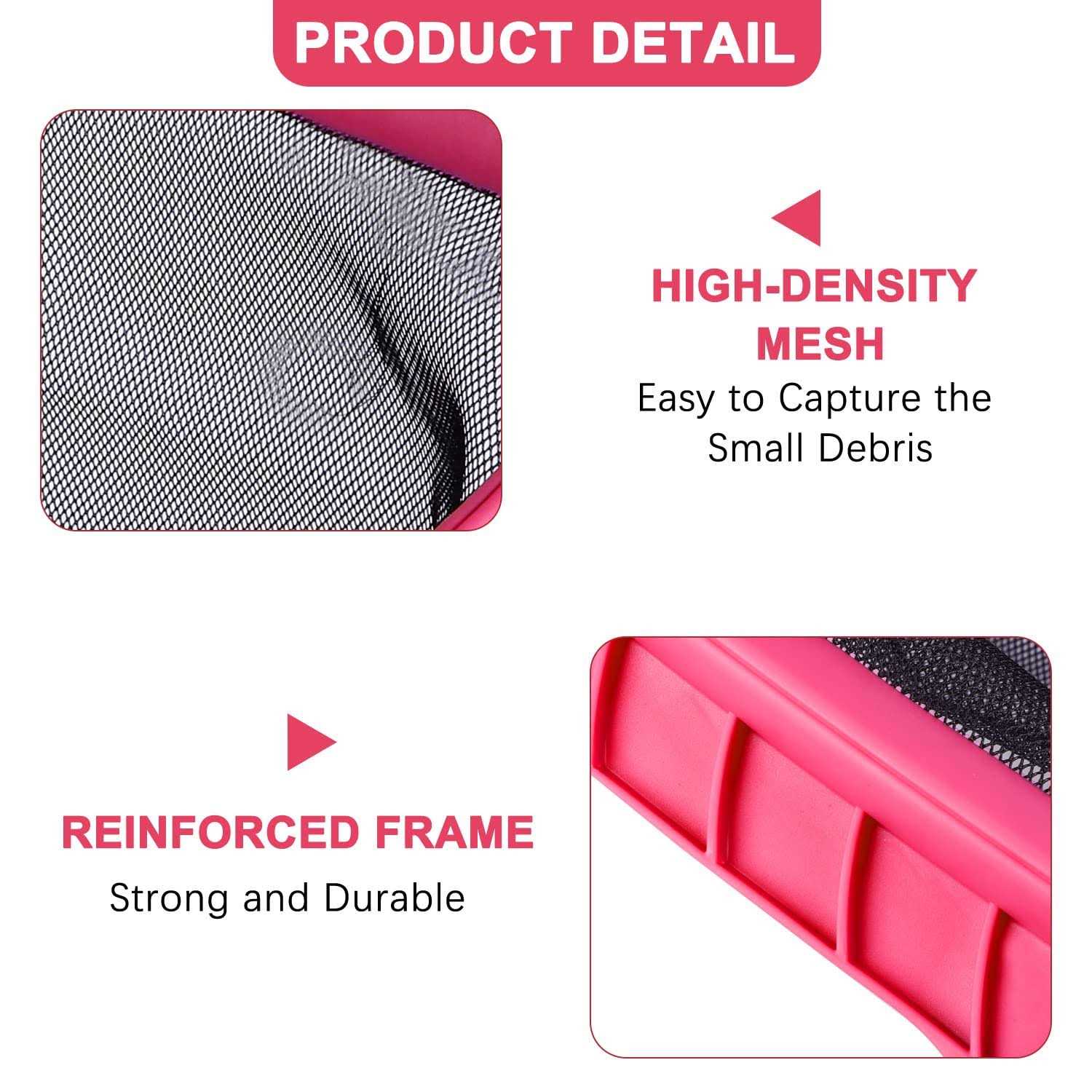 Professional Luxury Pool Skimmer/Pool Cleaner Pool Leaf Net & Heavy Duty Reinforced Swimming Pool Deep-Bag Rake Net,Fine Mesh Net - Image 5