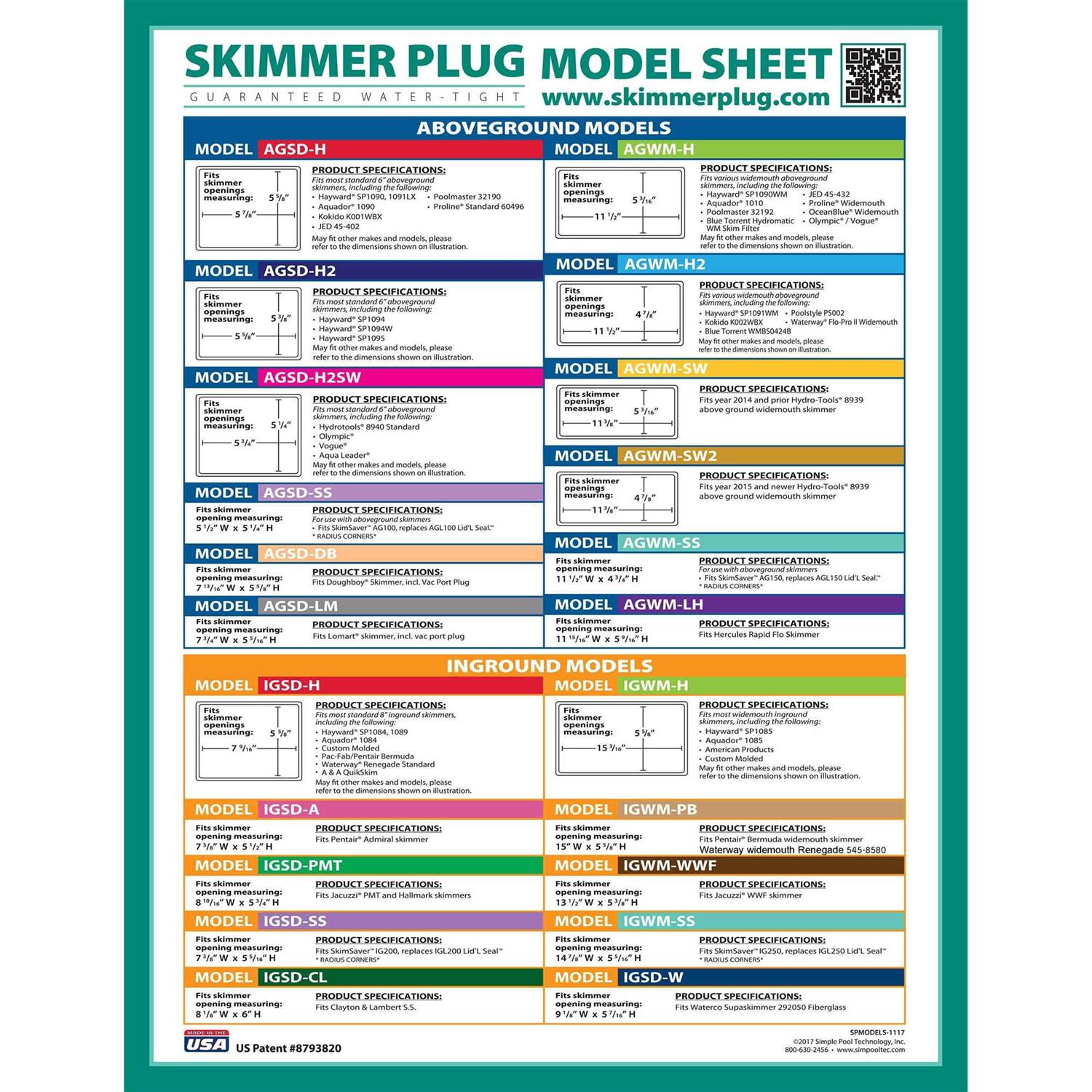 Simpooltec Widemouth Skimmer Plug IGWM-H - Image 3