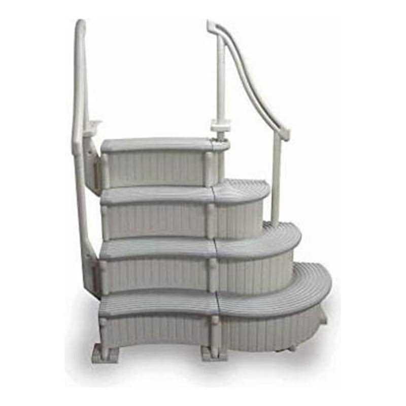 Confer Ccx-Add 4-Step Above Ground Swimming Pool Entry Steps Curved Add-on - Image 3