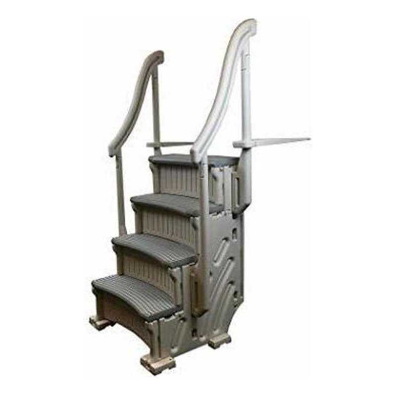 Confer Ccx-Add 4-Step Above Ground Swimming Pool Entry Steps Curved Add-on - Image 4