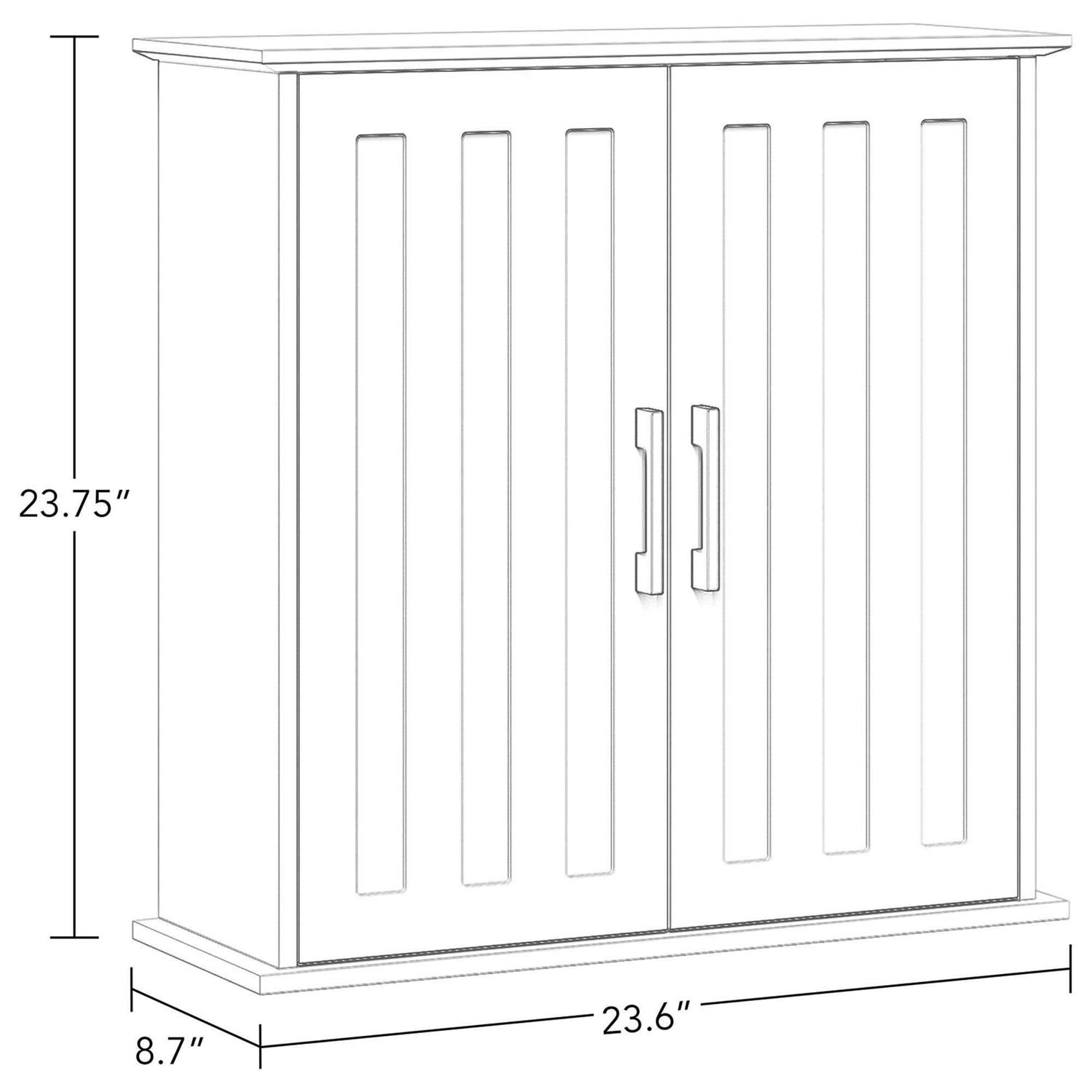 RiverRidge Home Monroe Two-Door Wall Cabinet - Image 4