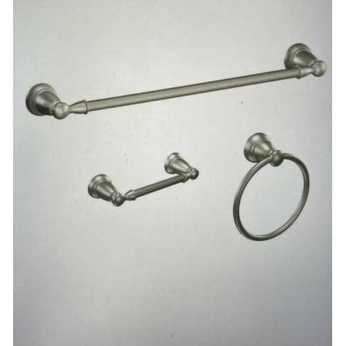 Moen Banbury 3-Piece Bath Hardware Kit in Brushed Nickel - Image 3
