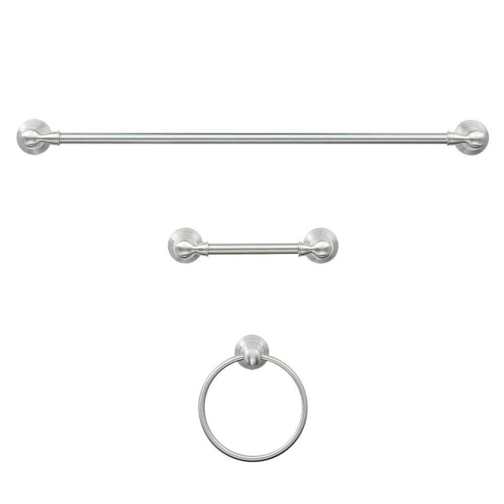 Moen Banbury 3-Piece Bath Hardware Kit in Brushed Nickel - Image 4
