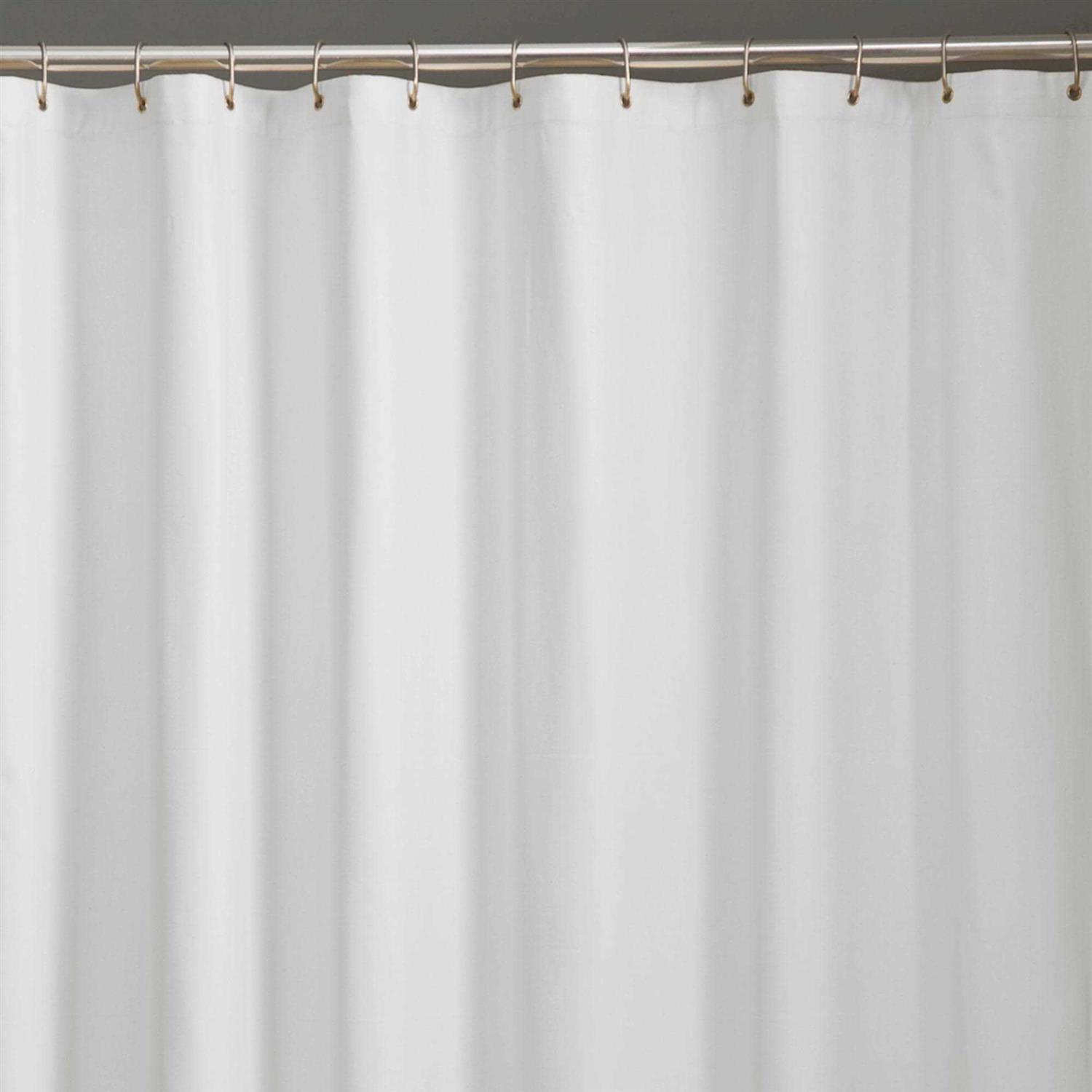 Maytex Water Repellent Fabric Shower Curtain Liner - Image 5