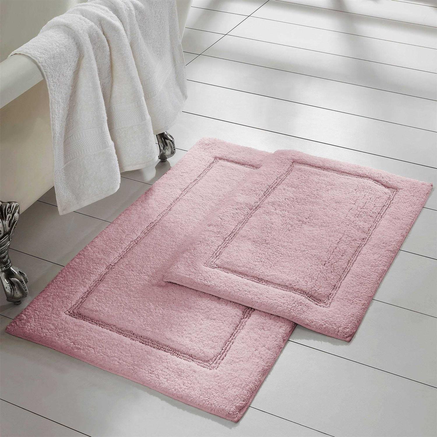 Modern Threads 2-Pack Solid Loop with Non-Slip backing Bath Mat Set - Image 5