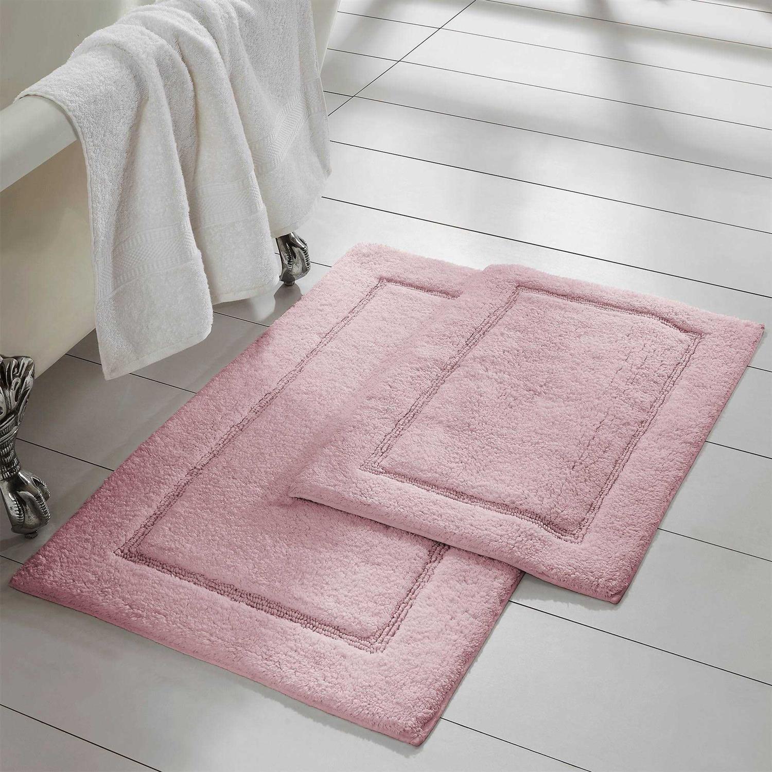 Modern Threads 2-Pack Solid Loop with Non-Slip backing Bath Mat Set - Image 5