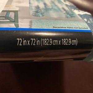 Mainstays Treeline Fabric Shower Curtain - Image 3