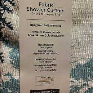 Mainstays Treeline Fabric Shower Curtain - Image 5