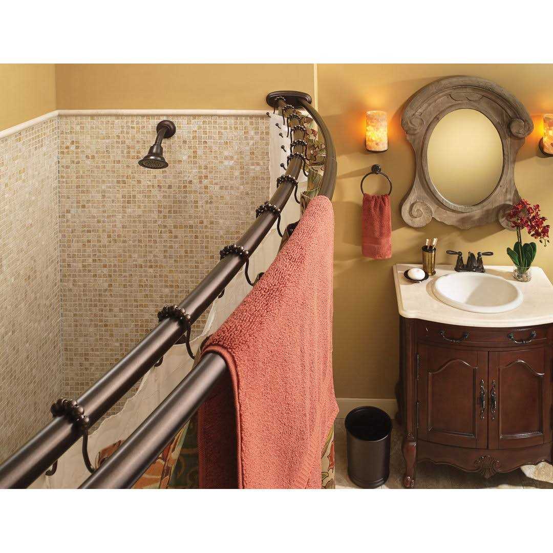 Moen Adjustable Curved Shower Rod - Image 3