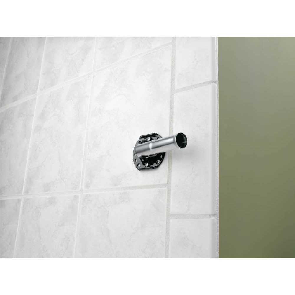 Moen Chrome Adjustable Curved Shower Rod - Image 5