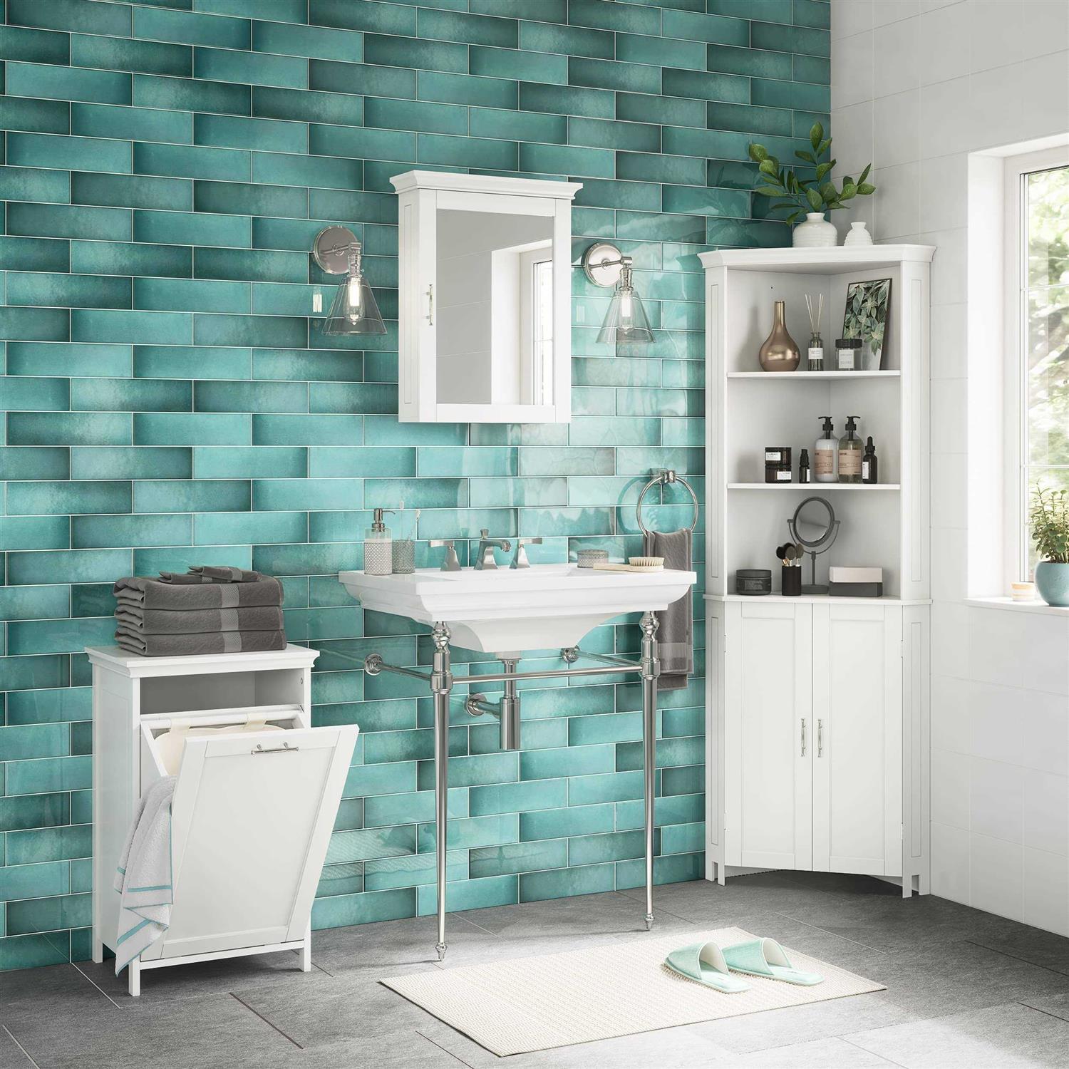 RiverRidge Somerset Wall Cabinet with Mirror - Image 3