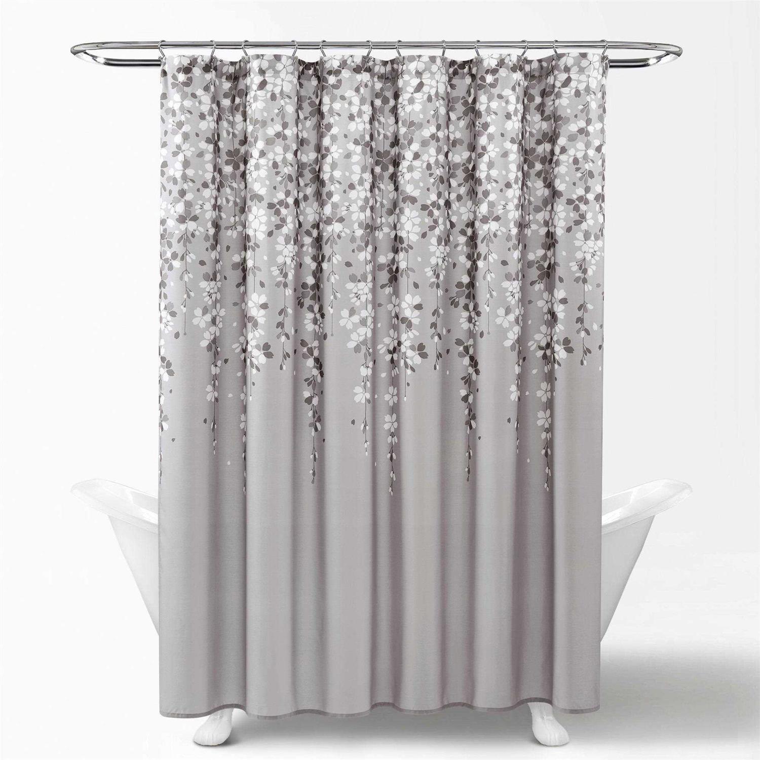 Lush Decor Shower Curtain Weeping Flower - Image 3