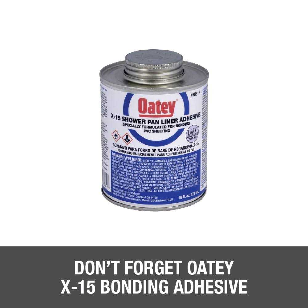 Oatey Shower Pan Liner Gray - Image 4