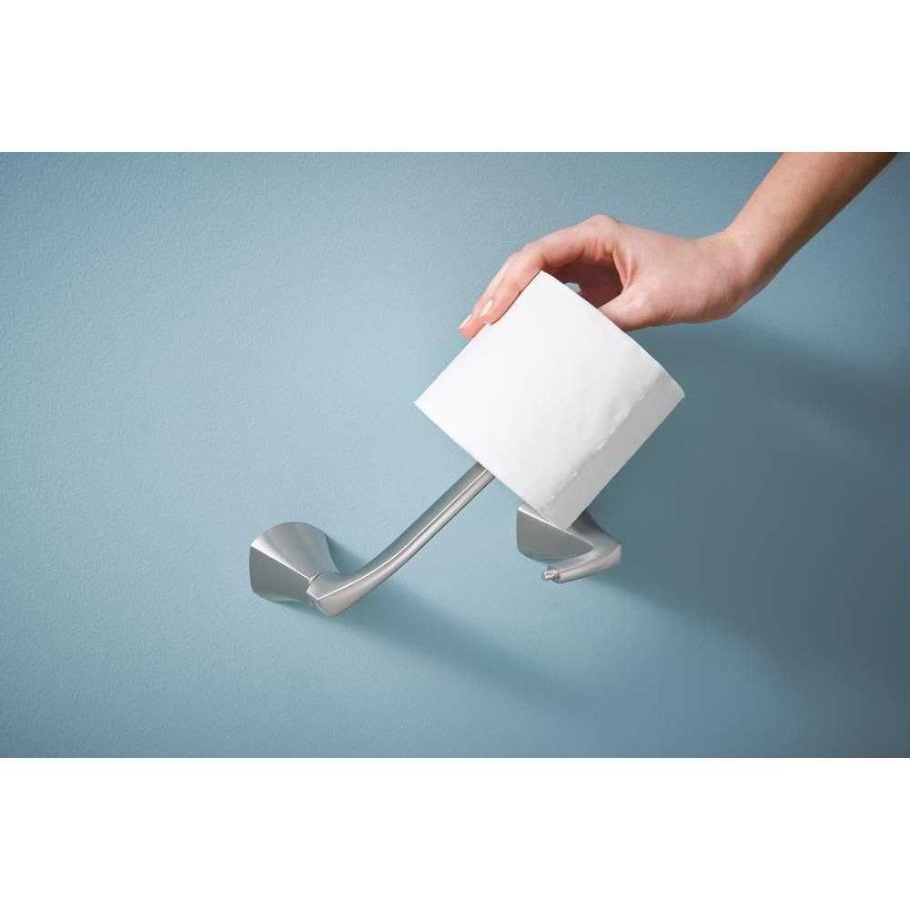 Moen Lindor Pivoting Paper Holder MY8708BN - Image 4