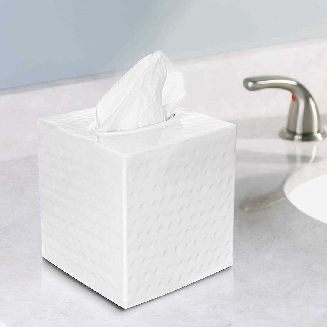 Monarch Abode Tissue Box Cover Hand Hammered - Image 3