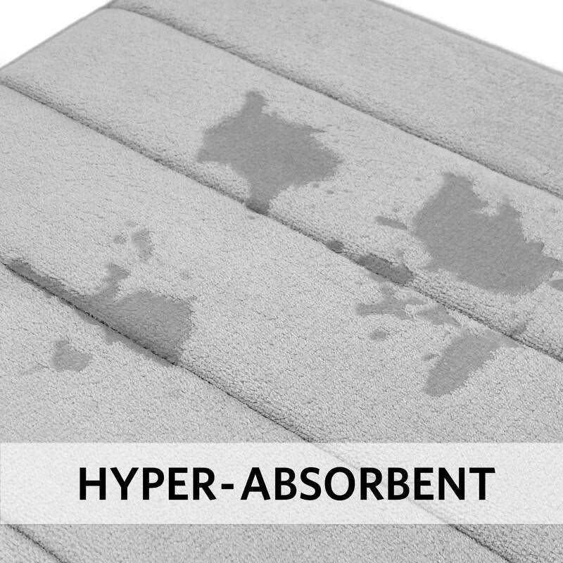 Microdry Absorbent CoreTex Memory Foam Bath Mat - Image 4