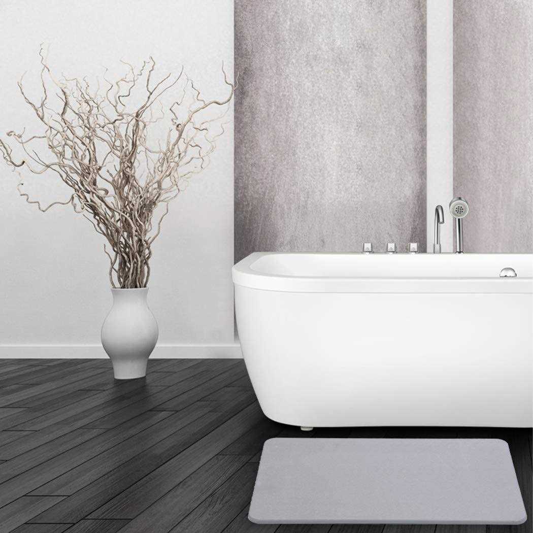 Diatomaceous Earth Bath Mat Diatomite Stone Bath Mat Fast Water Drying Diatom Mu - Image 4