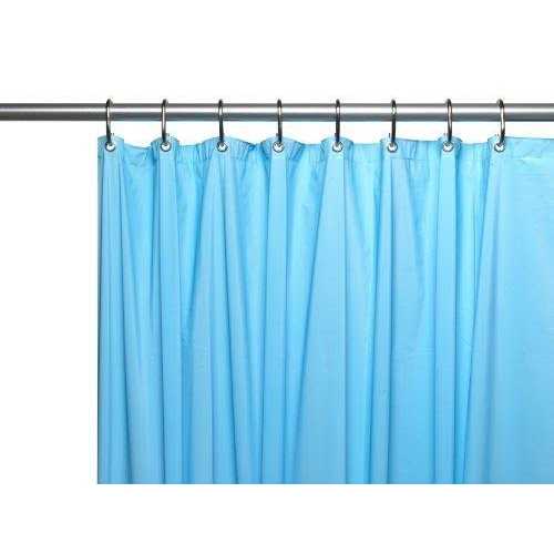 Carnation Home Fashions Hotel 8 Gauge Vinyl Shower Curtain Liner Metal Grommets - Image 5