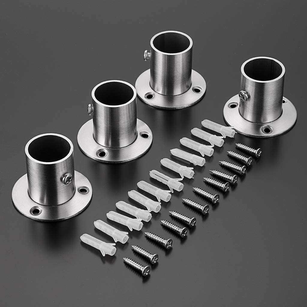 Ownmy 4 Packs Stainless Steel Pole Sockets Flange Rod Holder - Image 3
